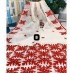 Handloom Applique Work Saree