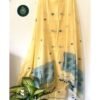 Yellow Baluchari Dress Materials Pure Cotton