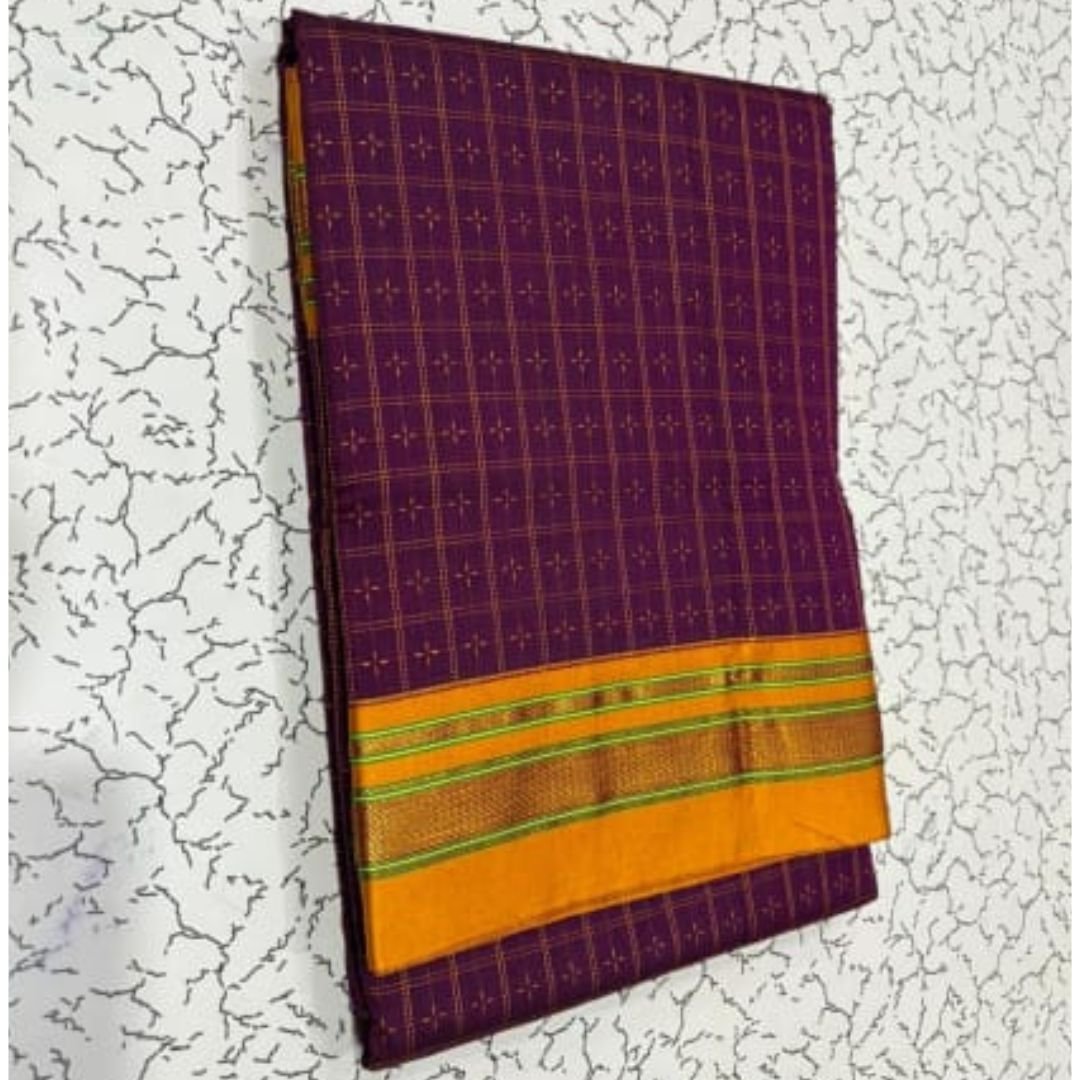 Pink Classic Ilkal Chikki Chandram Patterned Sarees