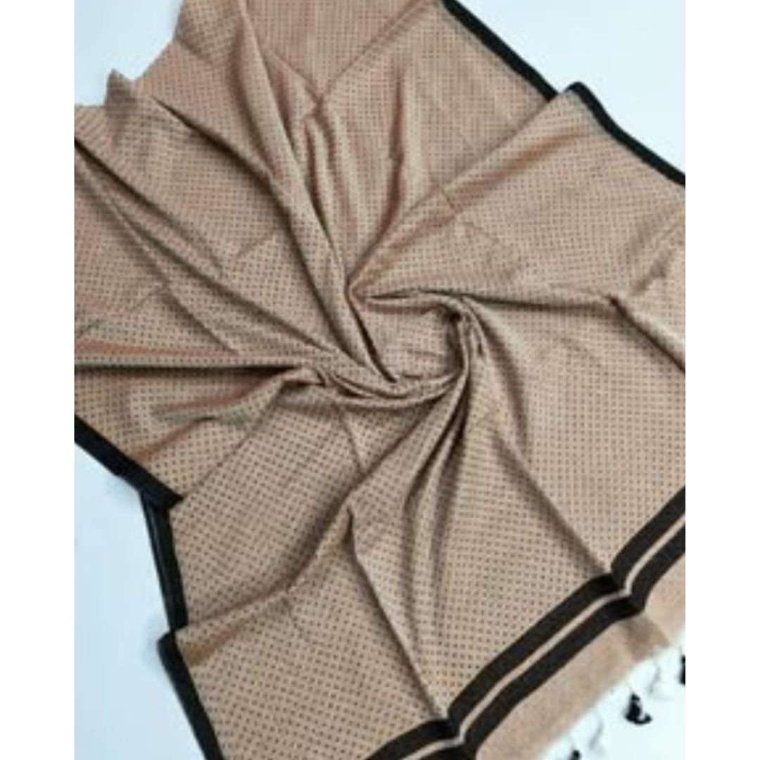 Gray Mul Cotton Polka Dot