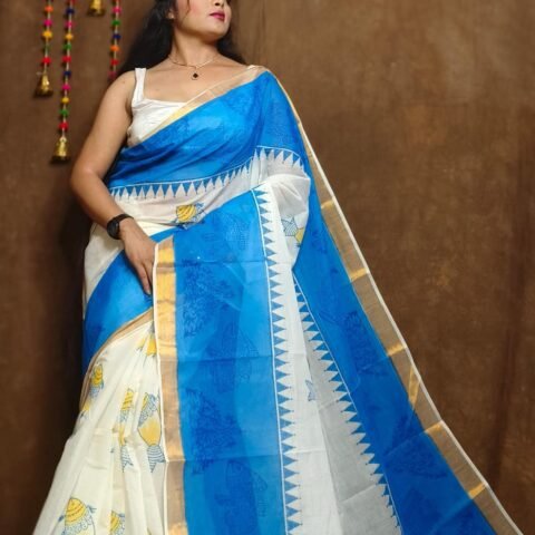 Azure with Butter Yellow