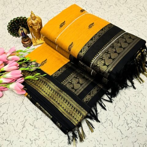 Saffron Yellow + Black