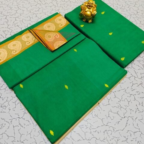 Parrot Green & Antique Gold