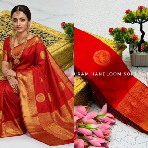 Vermilion Red & Temple Gold