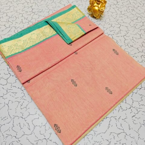 Blush Peach & Turquoise Blue