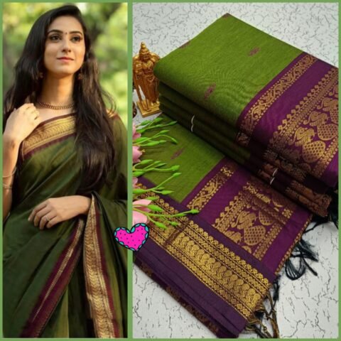Moss Green + Purple