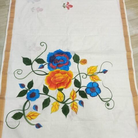 White & Scarlet Floral