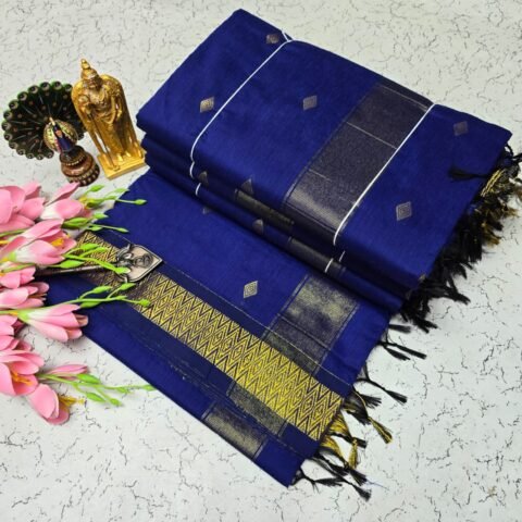 Electric Blue + Champagne Gold