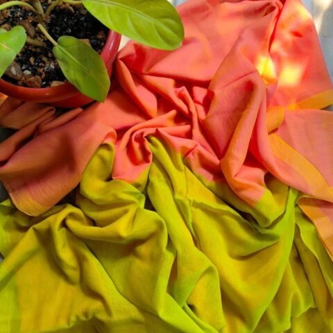 Coral Peach & Pistachio Green